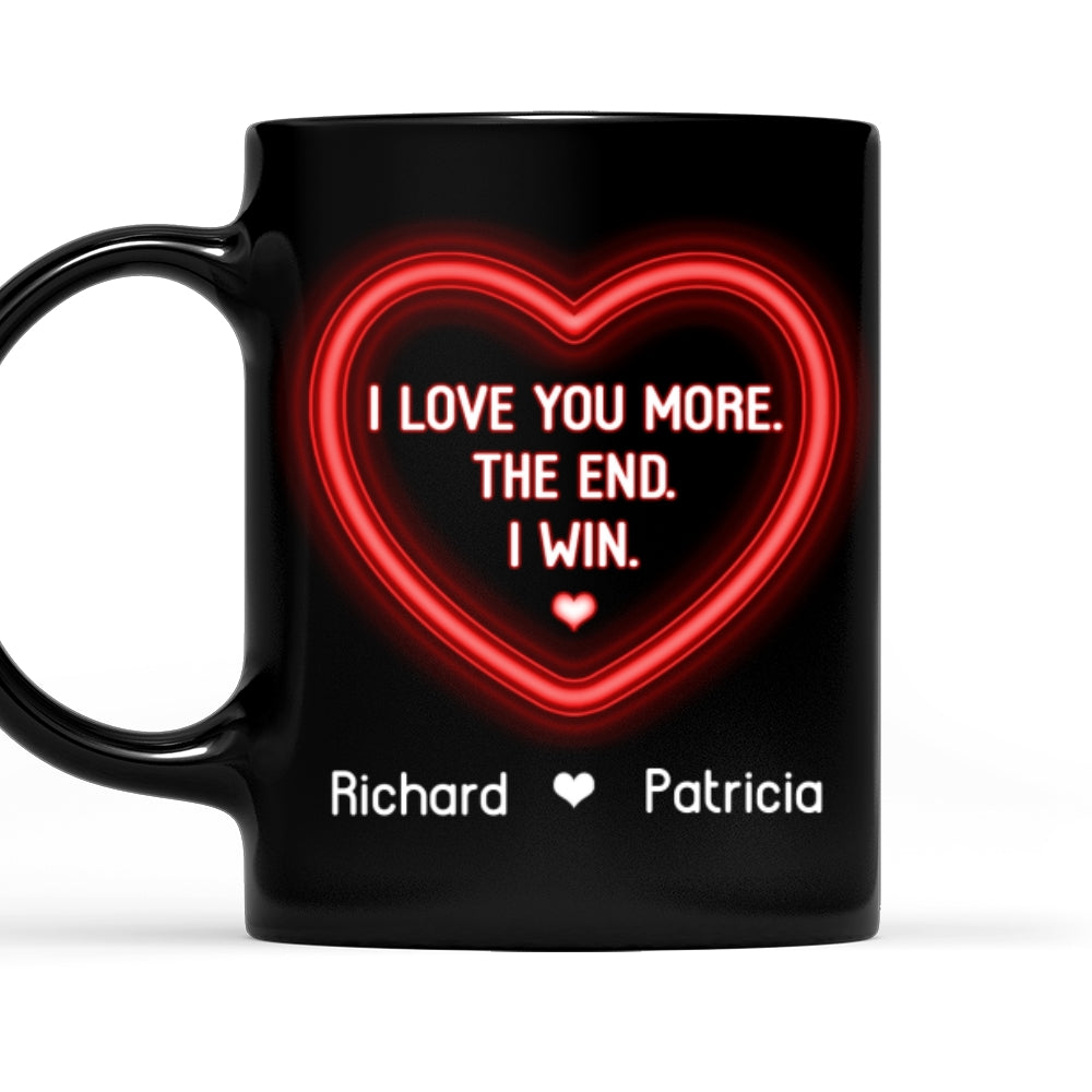 I Love You More Forever - Personalized Custom Coffee Mug