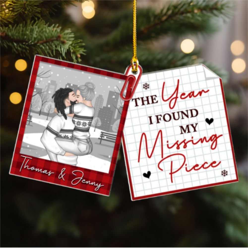 My Missing Piece - Personalized Custom Acrylic Ornament