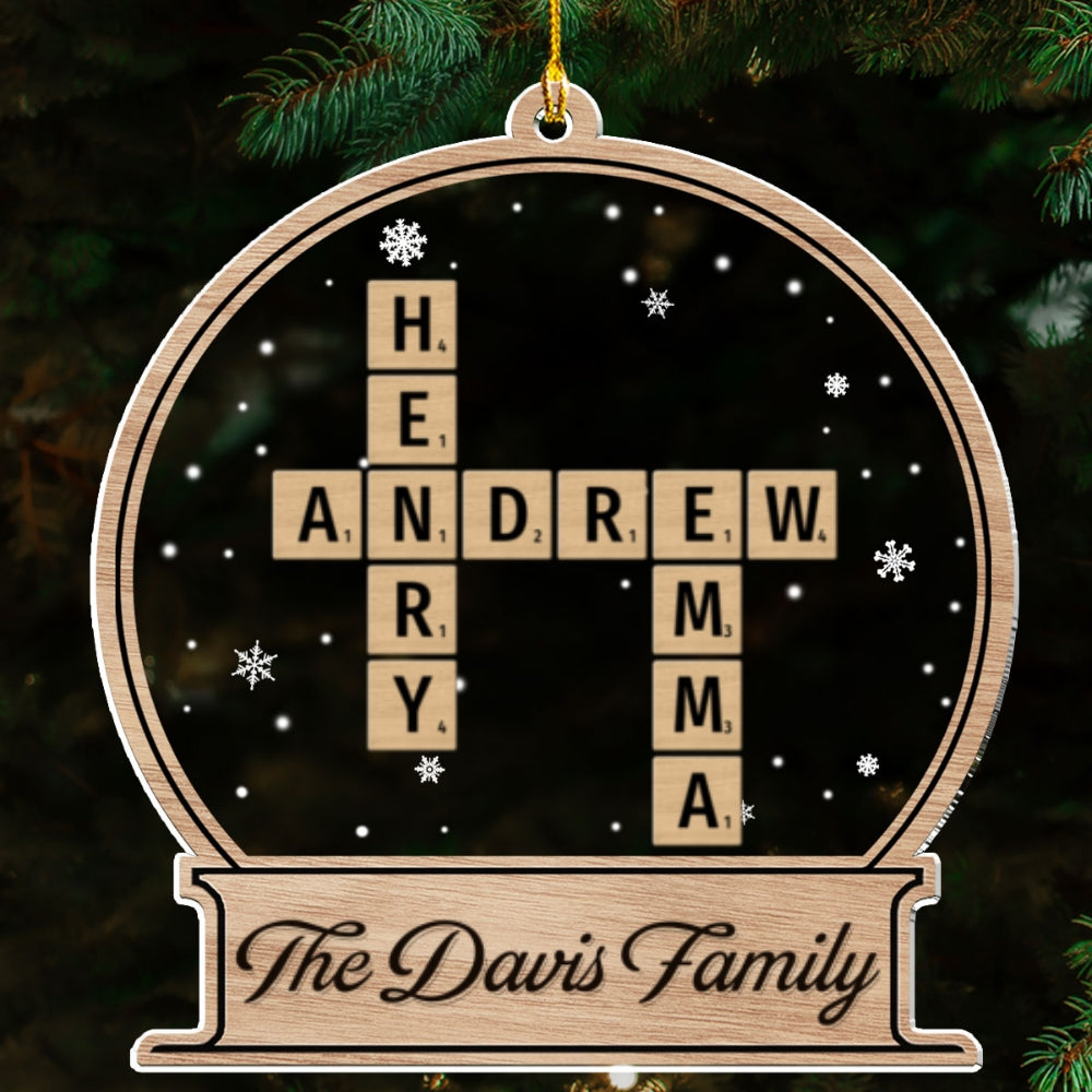 At Christmas, All Roads Lead Home - Personalized Custom Acrylic Ornament