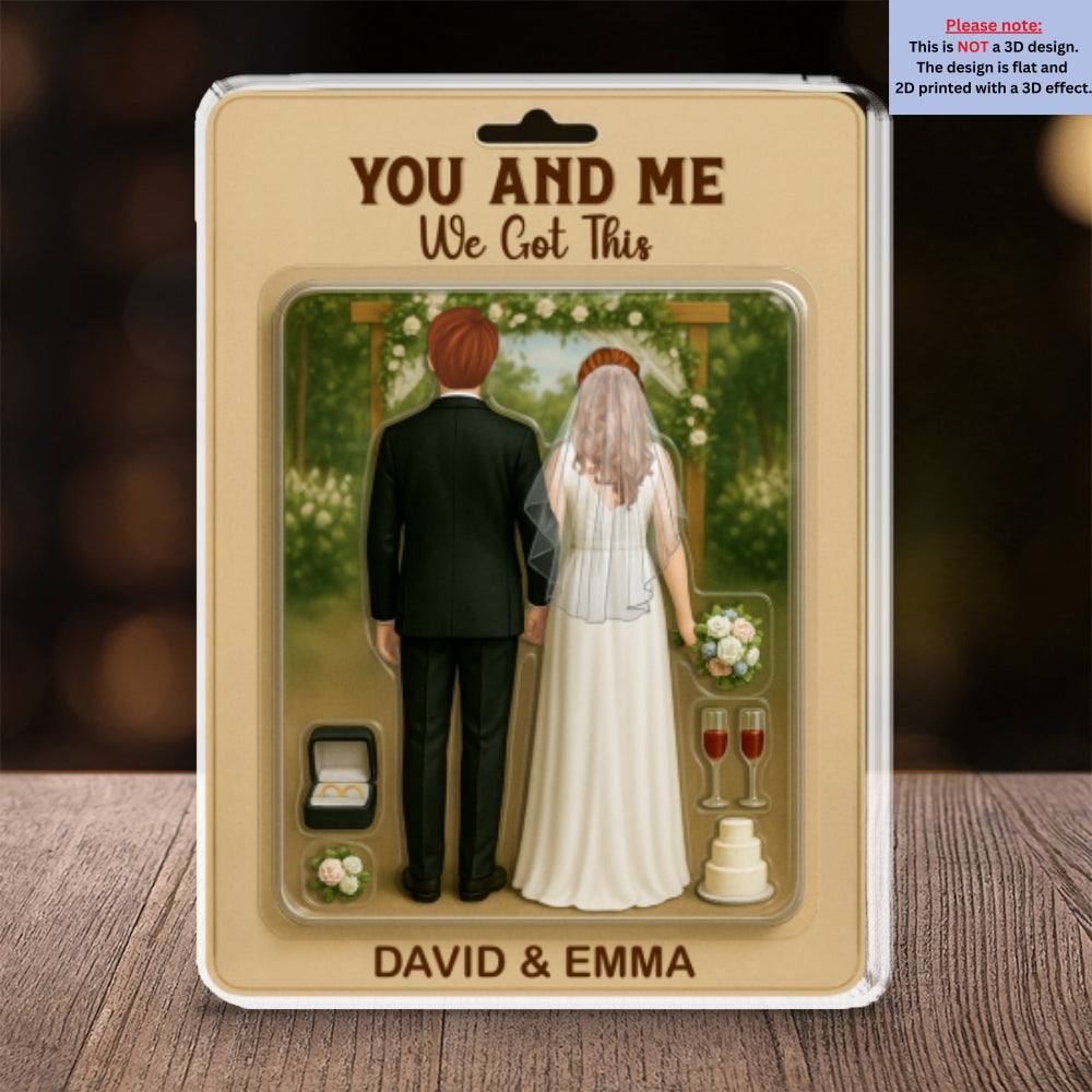 Together Forever Figure - Personalized Custom Acrylic Plaque