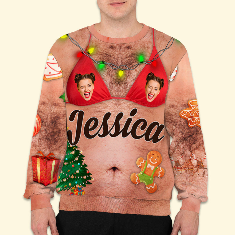 Jingle Bell - Personalized Custom All-Over-Print Sweatshirt