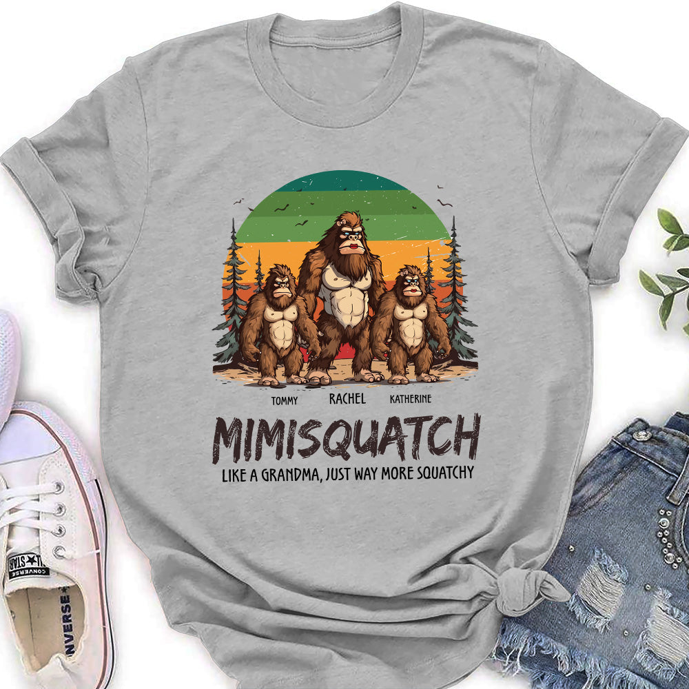 Grandpasquatch And Grandmasquatch - Personalized Custom Shirt