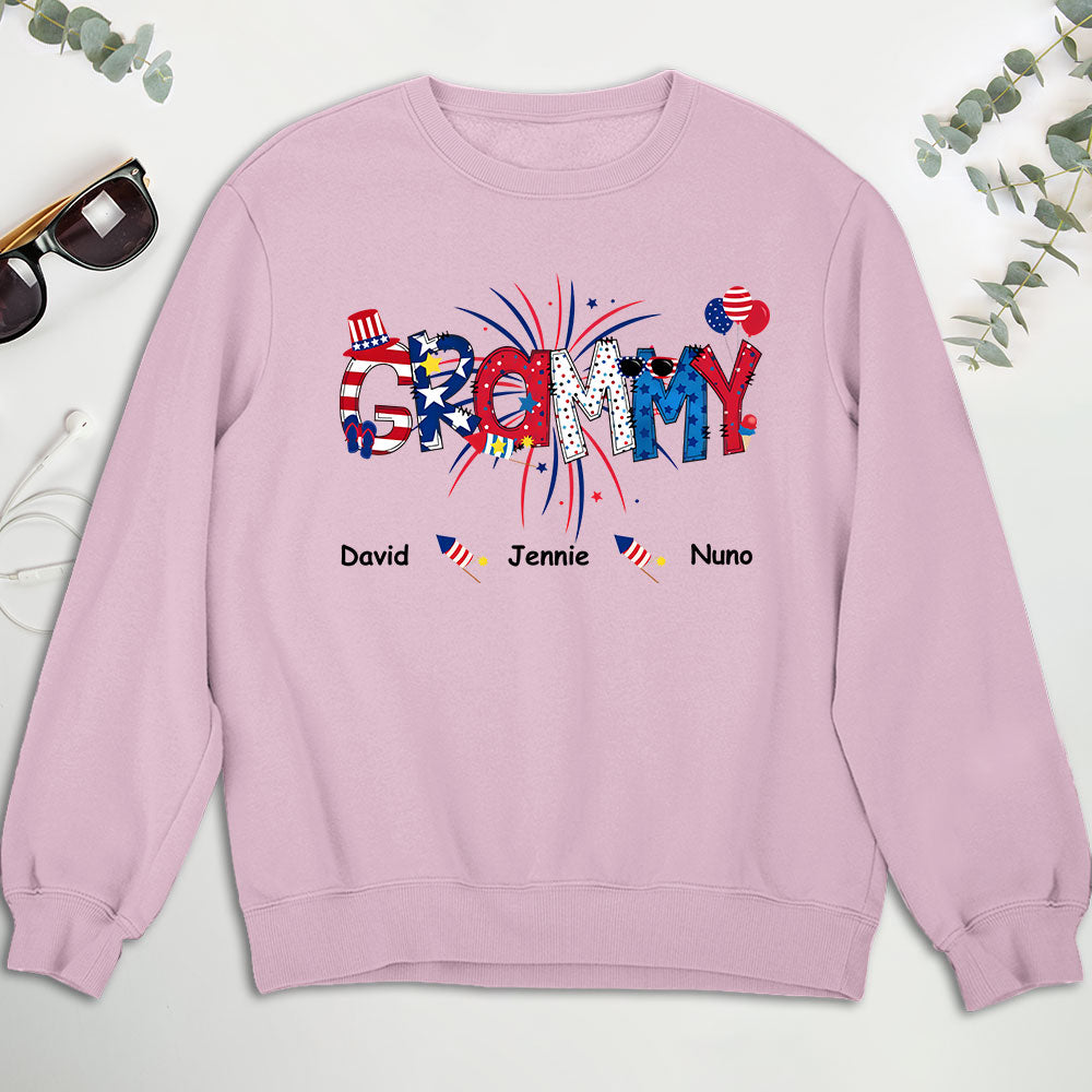 Great Mom Happy Holidays - Personalized Custom Sweatshirt