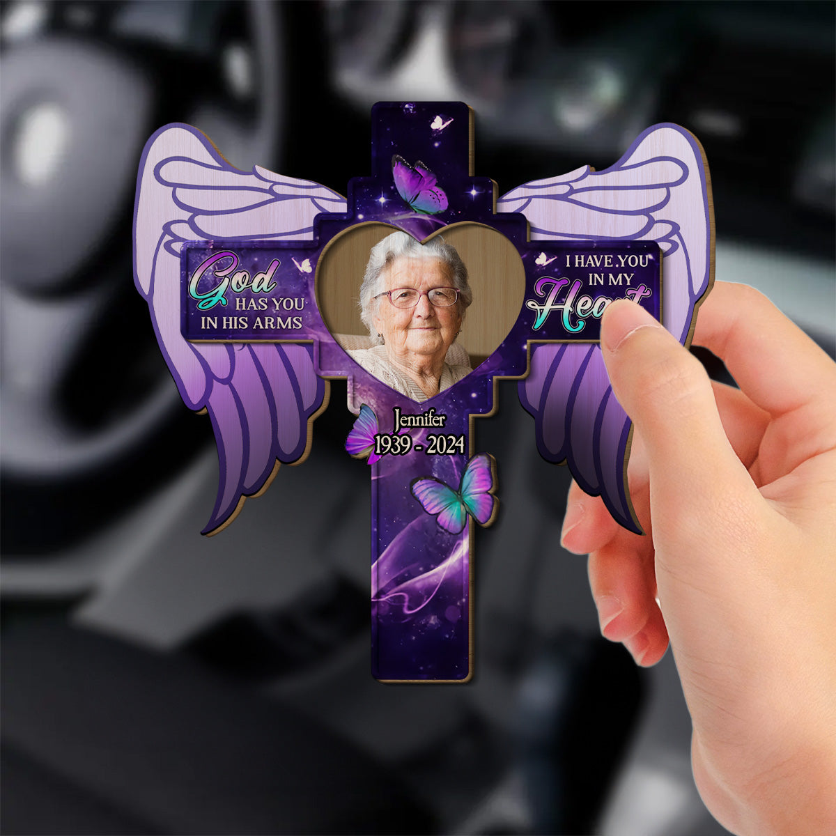 Beside You - Personalized Custom Car Visor Clip