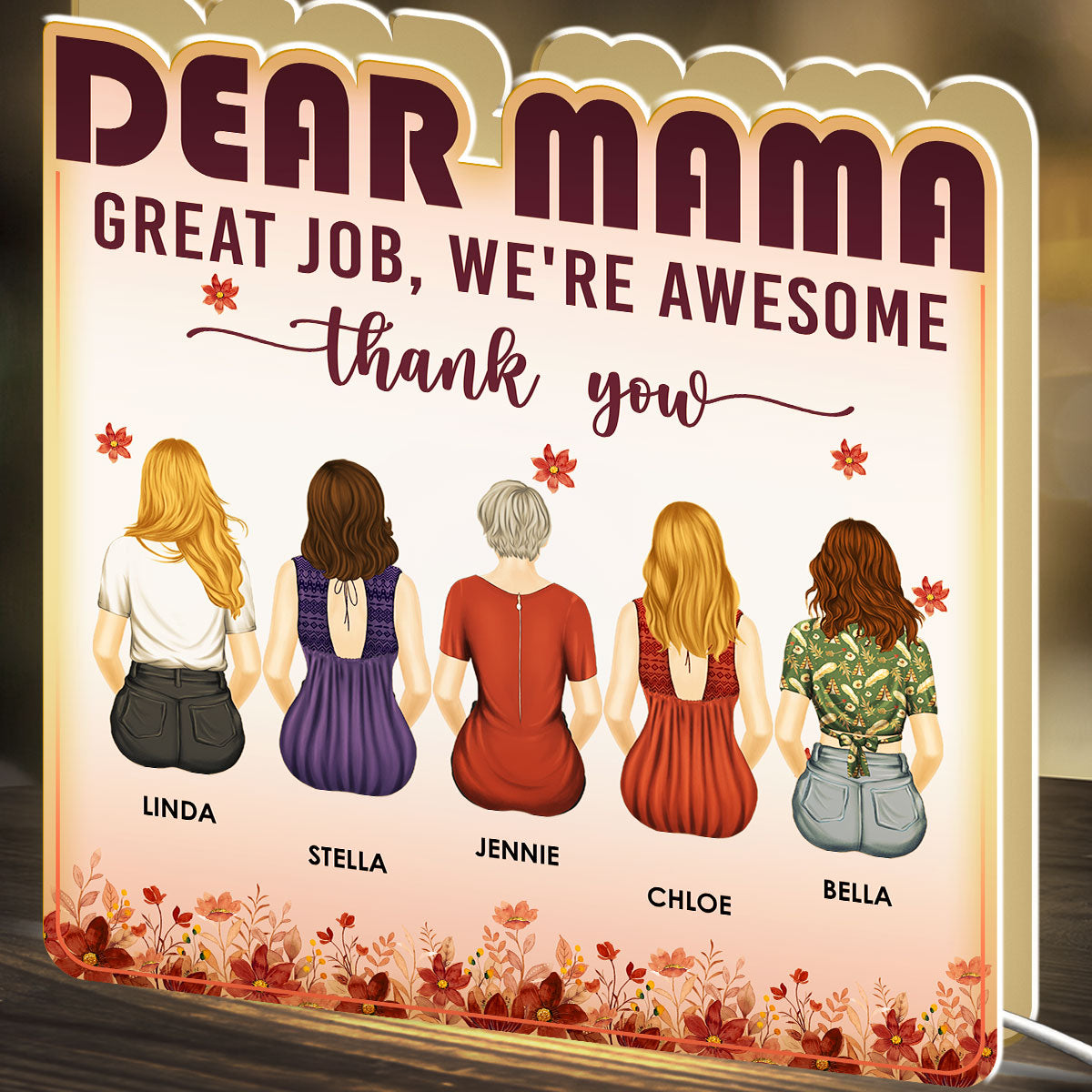 Great Job I Am Awesome - Personalized Custom Light Box