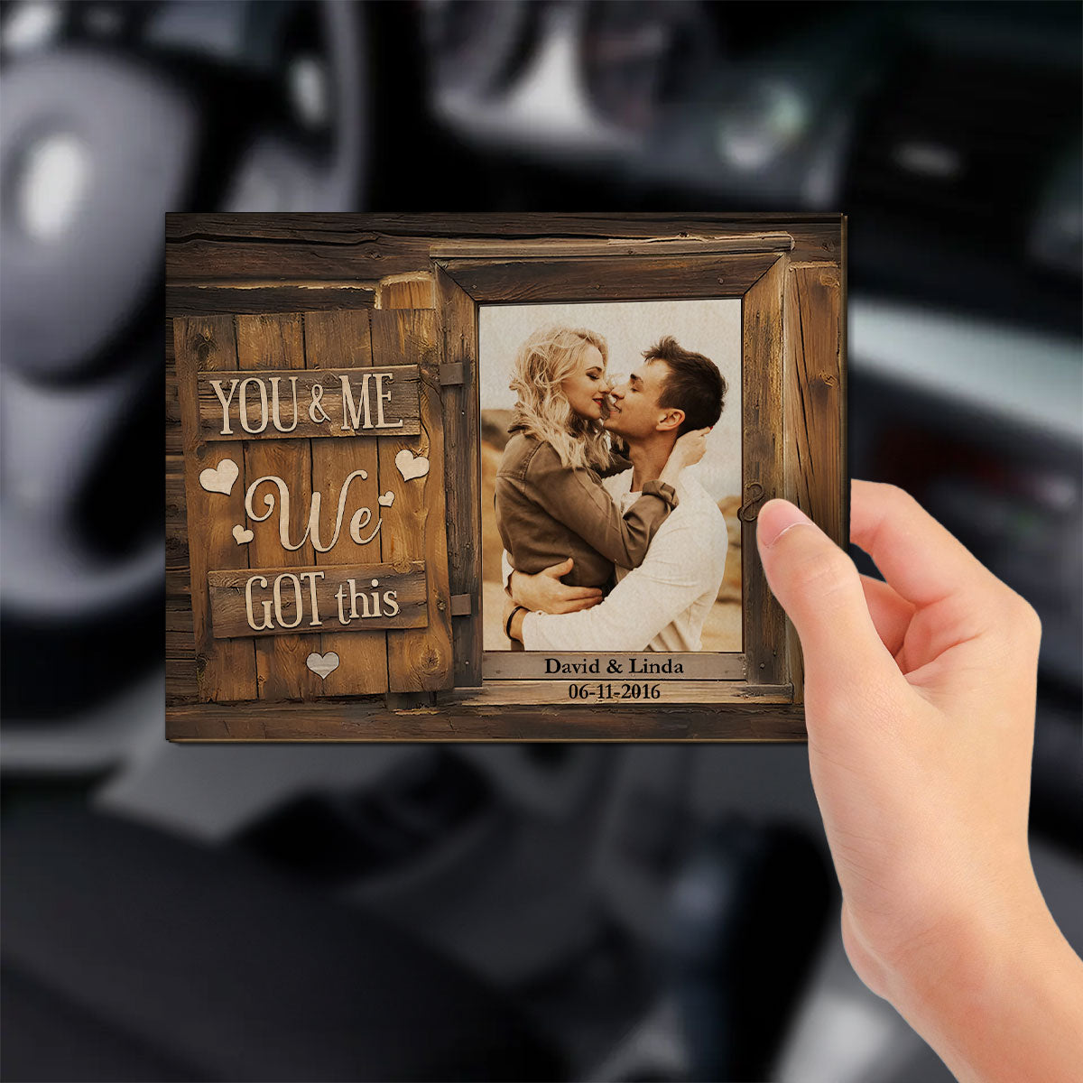 My Heart Needs You - Personalized Custom Car Visor Clip