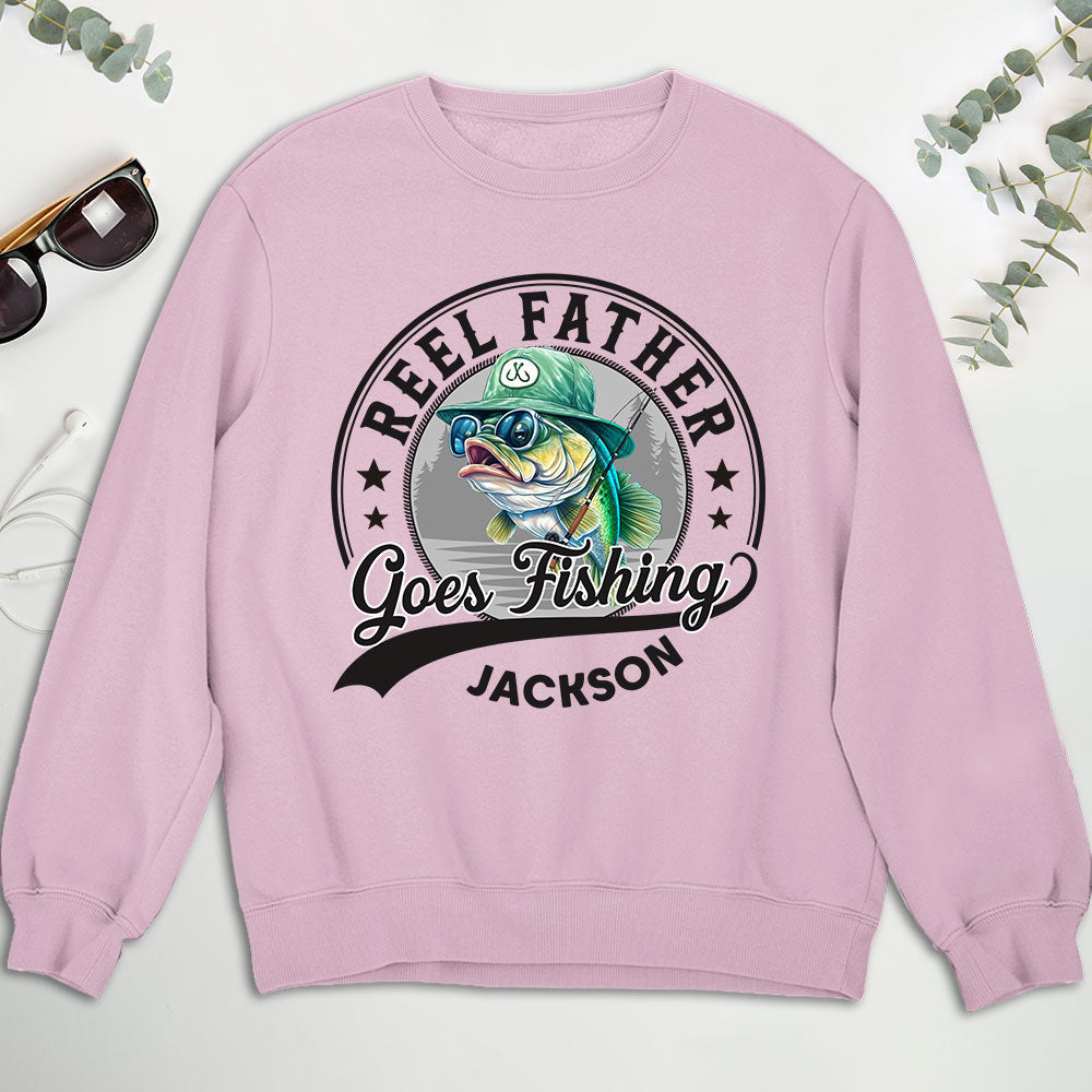 Reel Dad Goes Fishing - Personalized Custom Shirt