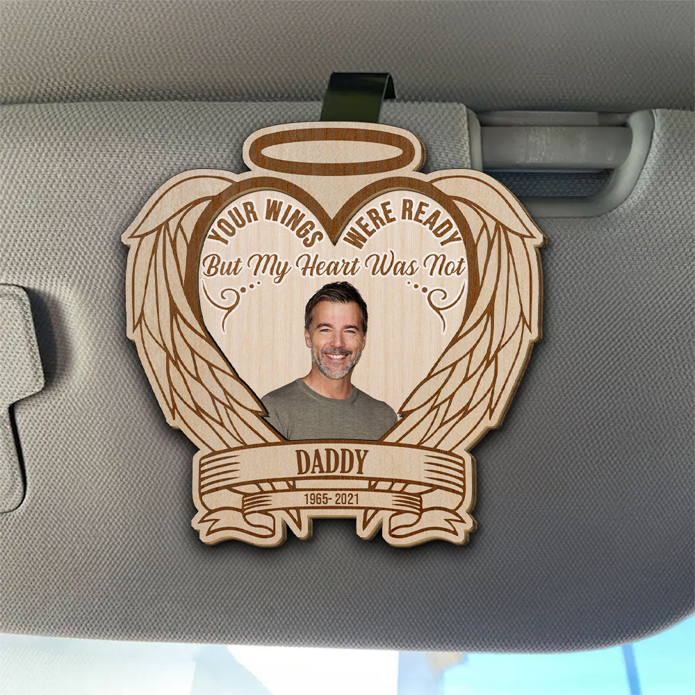 Forever In My Heart - Personalized Custom Car Visor Clip