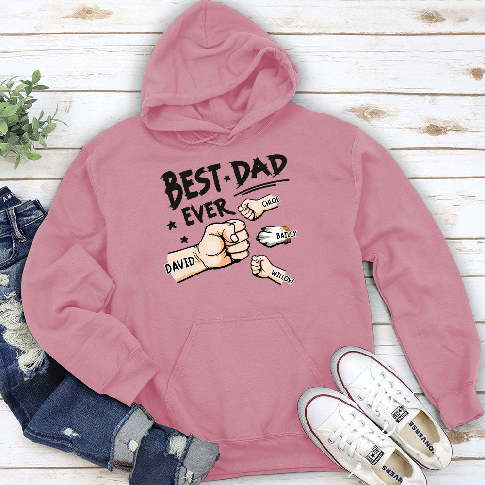 The Best Dad Ever In The World - Personalized Custom Shirt