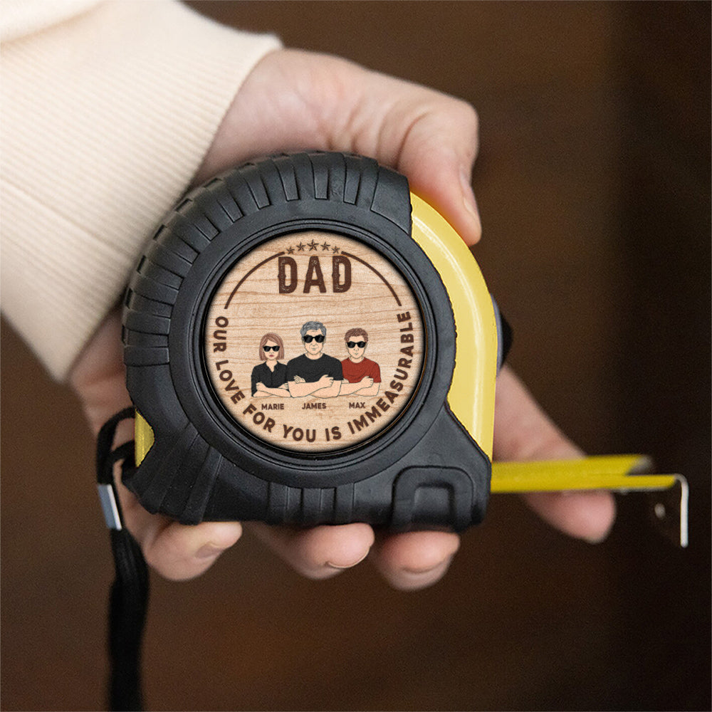 Immeasurable Love - Personalized Custom Tape Measure