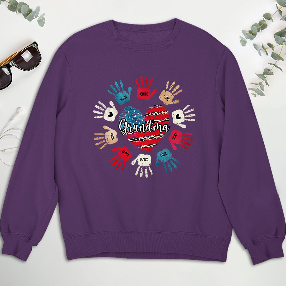 Heart And Hands - Personalized Custom Sweatshirt
