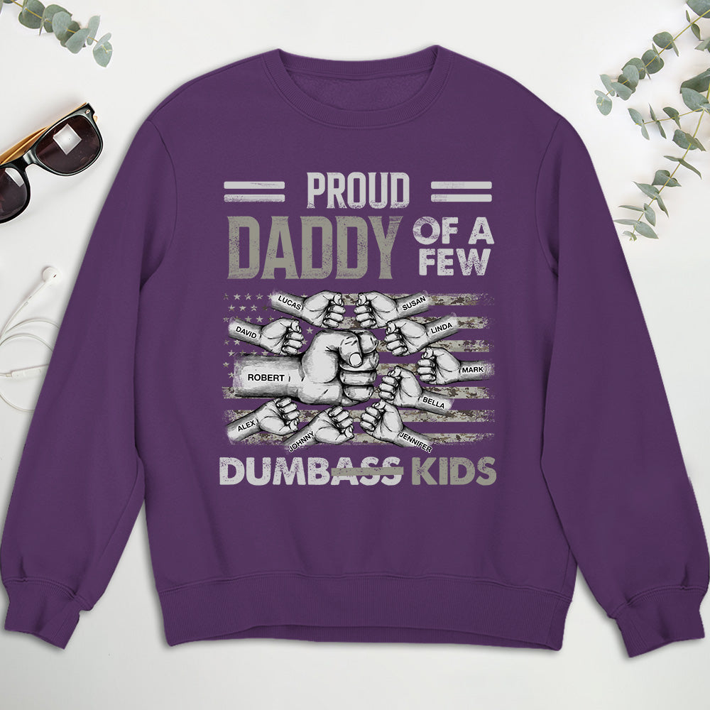 Proud Father Of Kids - Personalized Custom Shirt