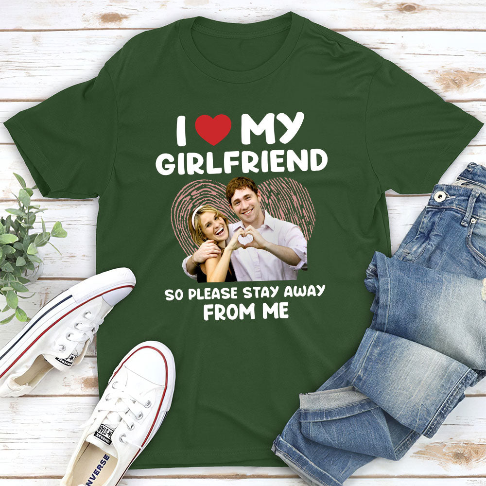 My Girlfriend - Personalized Custom Premium T-shirt