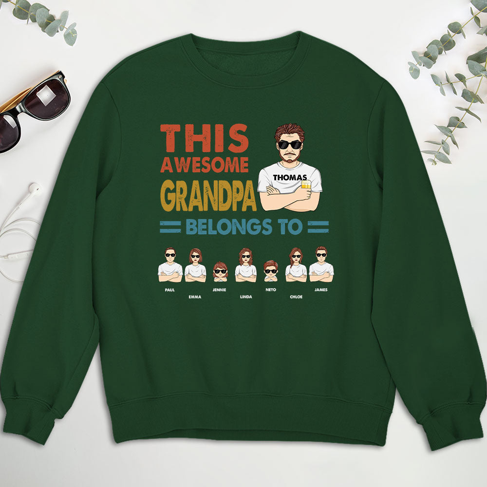 This Awesome Dad - Personalized Custom Shirt