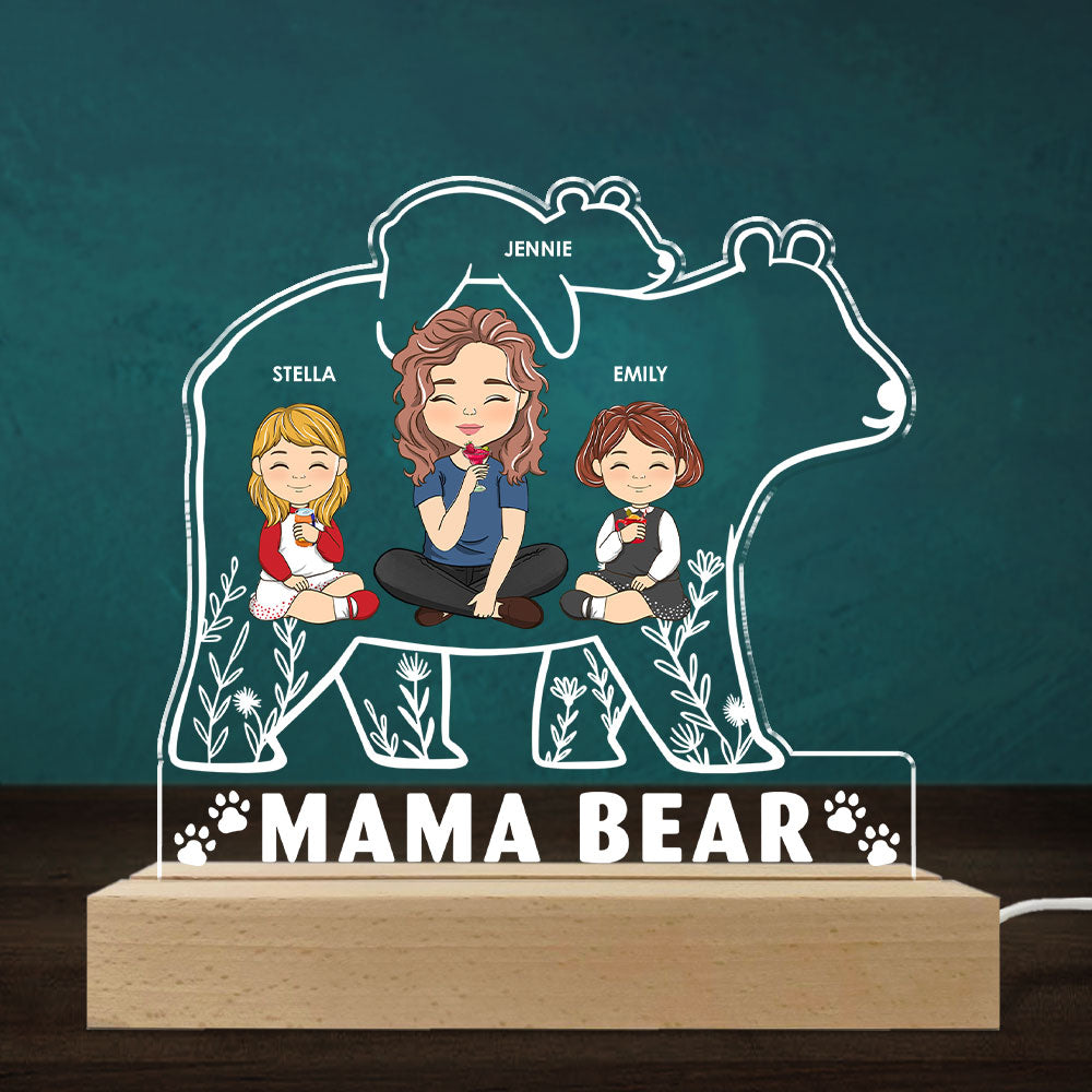 Mama Bear - Personalized Custom LED Light