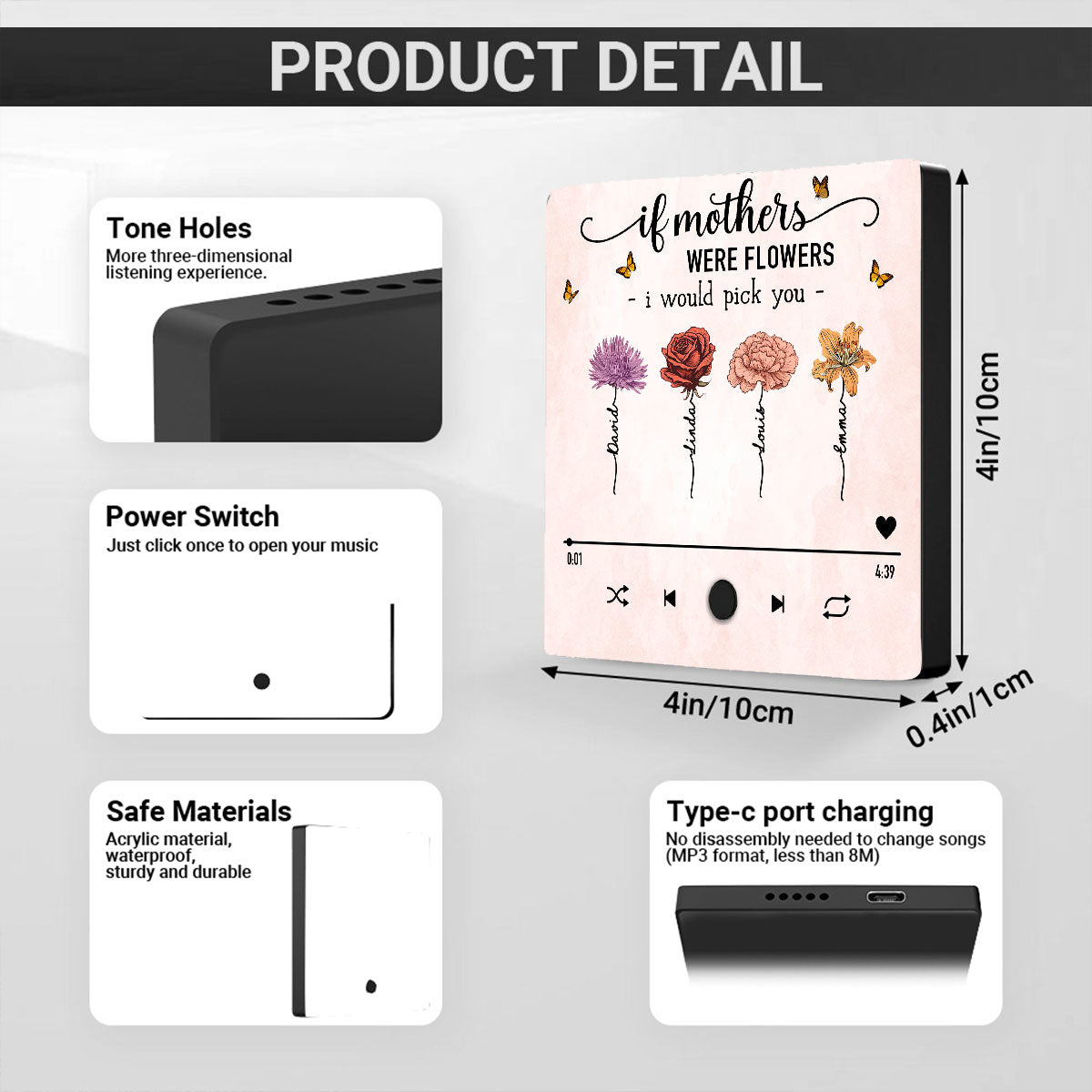 I Would Pick You - Personalized Custom Music Fridge Magnet