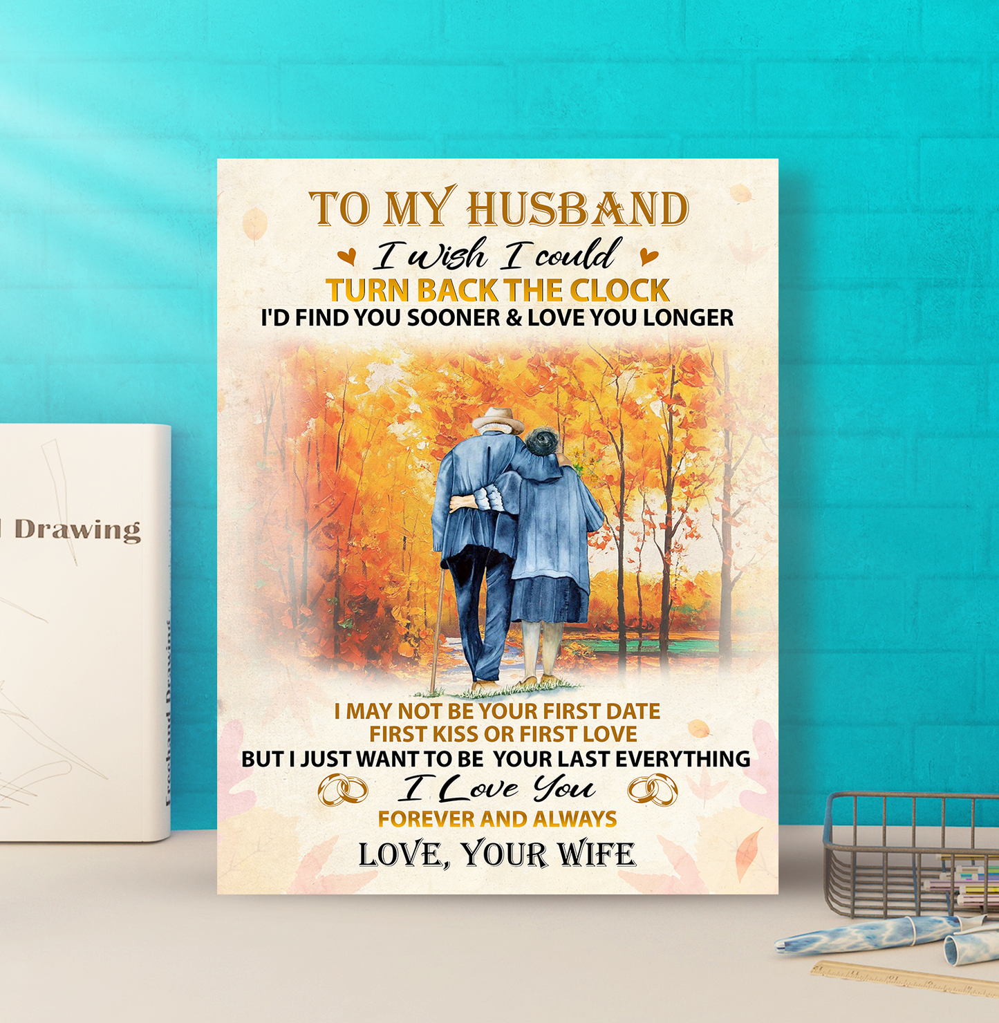 Husband Wife - I Wish I Could Turn Back The Clock - Matte Canvas