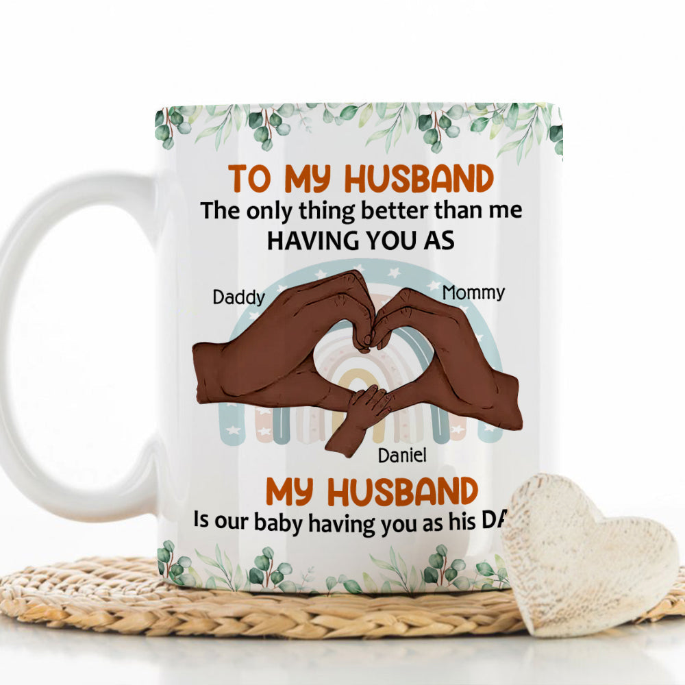 From Wife To Husband Version 2 - Personalized Custom Coffee Mug