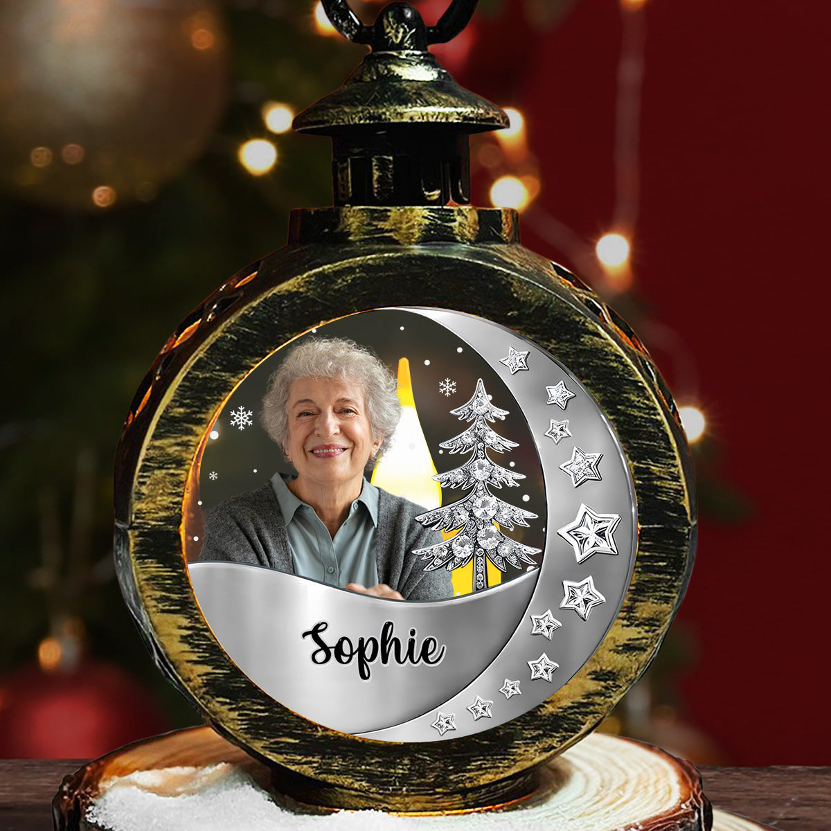 Still With You - Personalized Custom 3D Effect Christmas Lantern