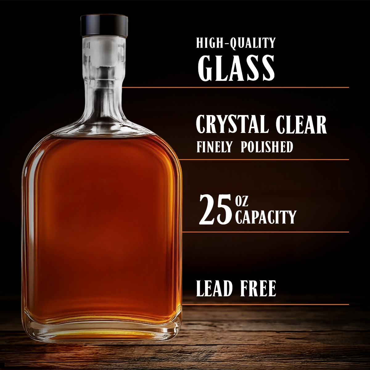 You And Me - Personalized Custom Spirits Decanter