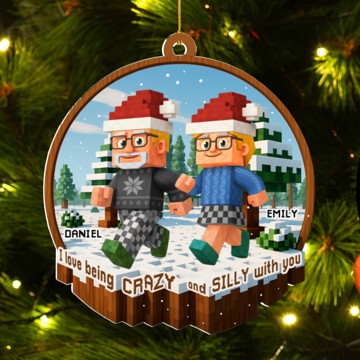 Together We Make Us - Personalized Custom Acrylic Ornament