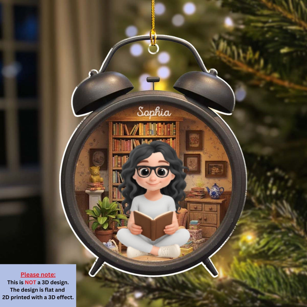 Book Lovers - Personalized Custom Acrylic Ornament