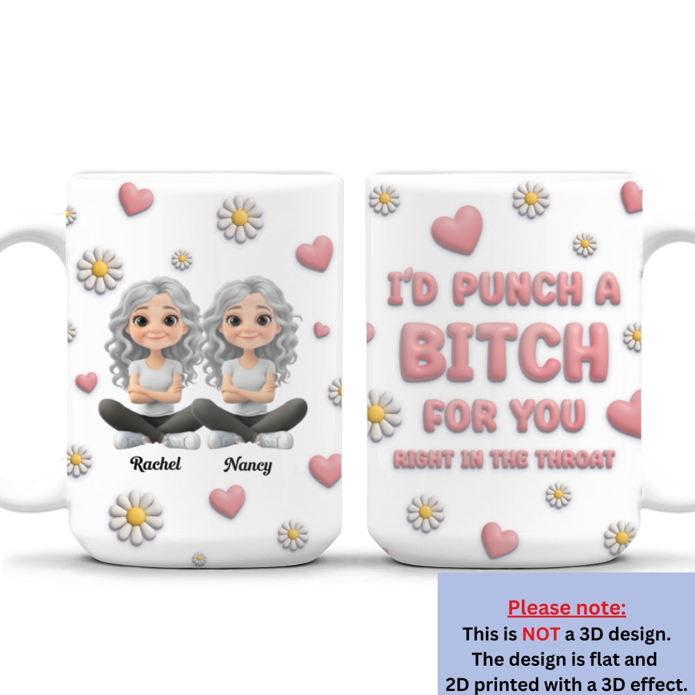 For You Cartoon - Personalized Custom 3D Effect Mug