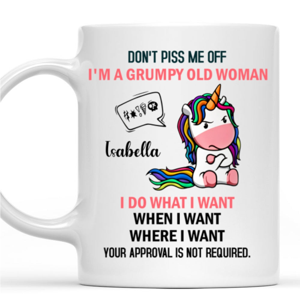 Do Not Piss Me Off - Personalized Custom Coffee Mug