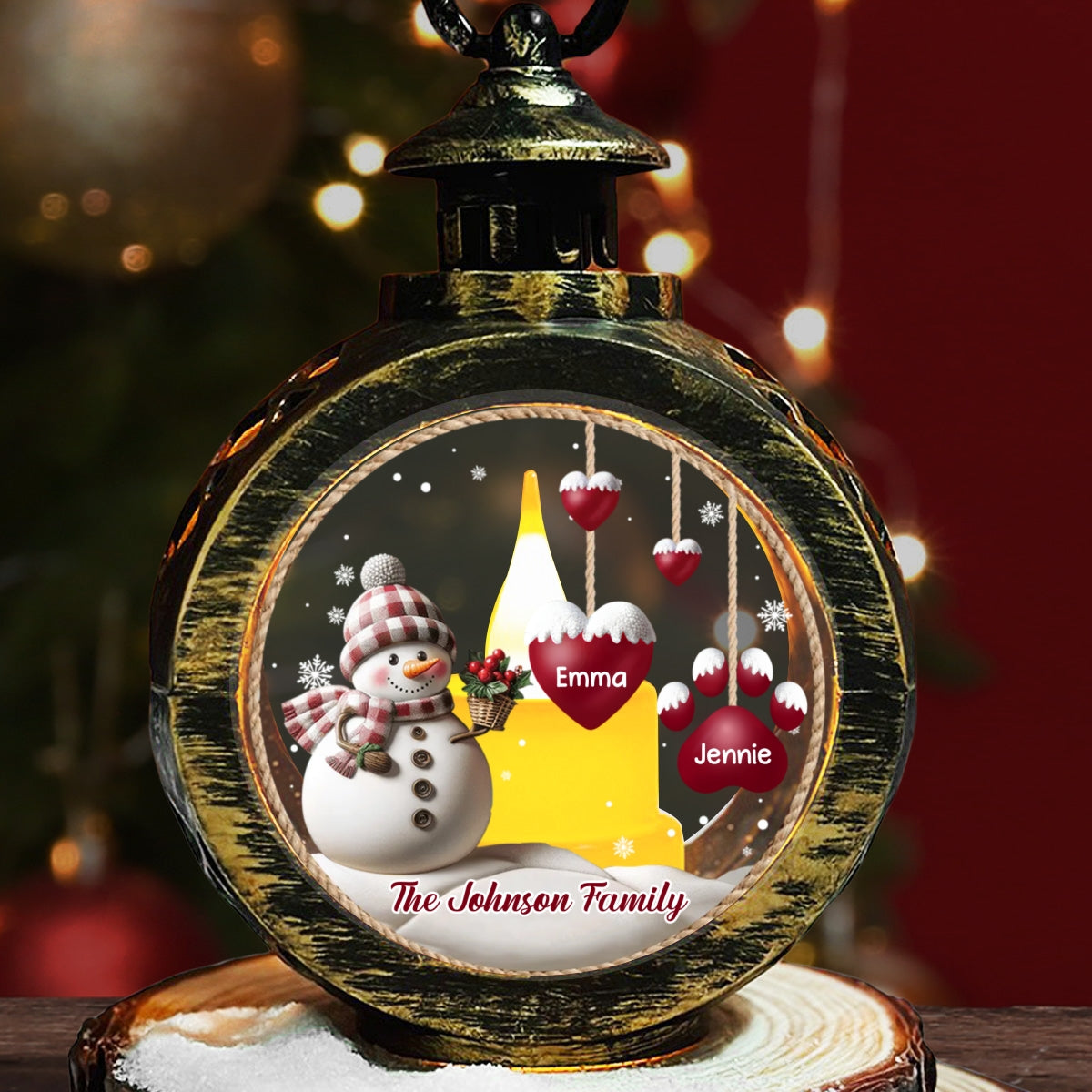 Sweet Heart - Personalized Custom Christmas Lantern