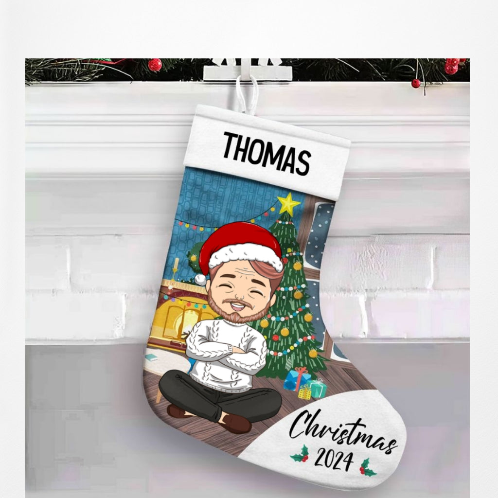 Family Christmas 2024 - Personalized Custom Christmas Stocking