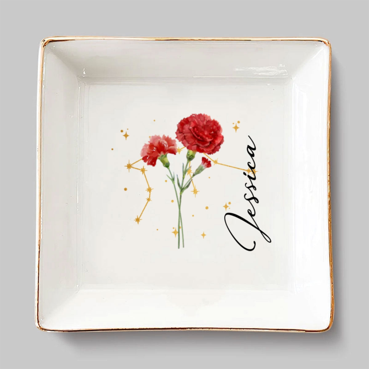 Friendship Written In The Stars - Personalized Custom Jewelry Dish