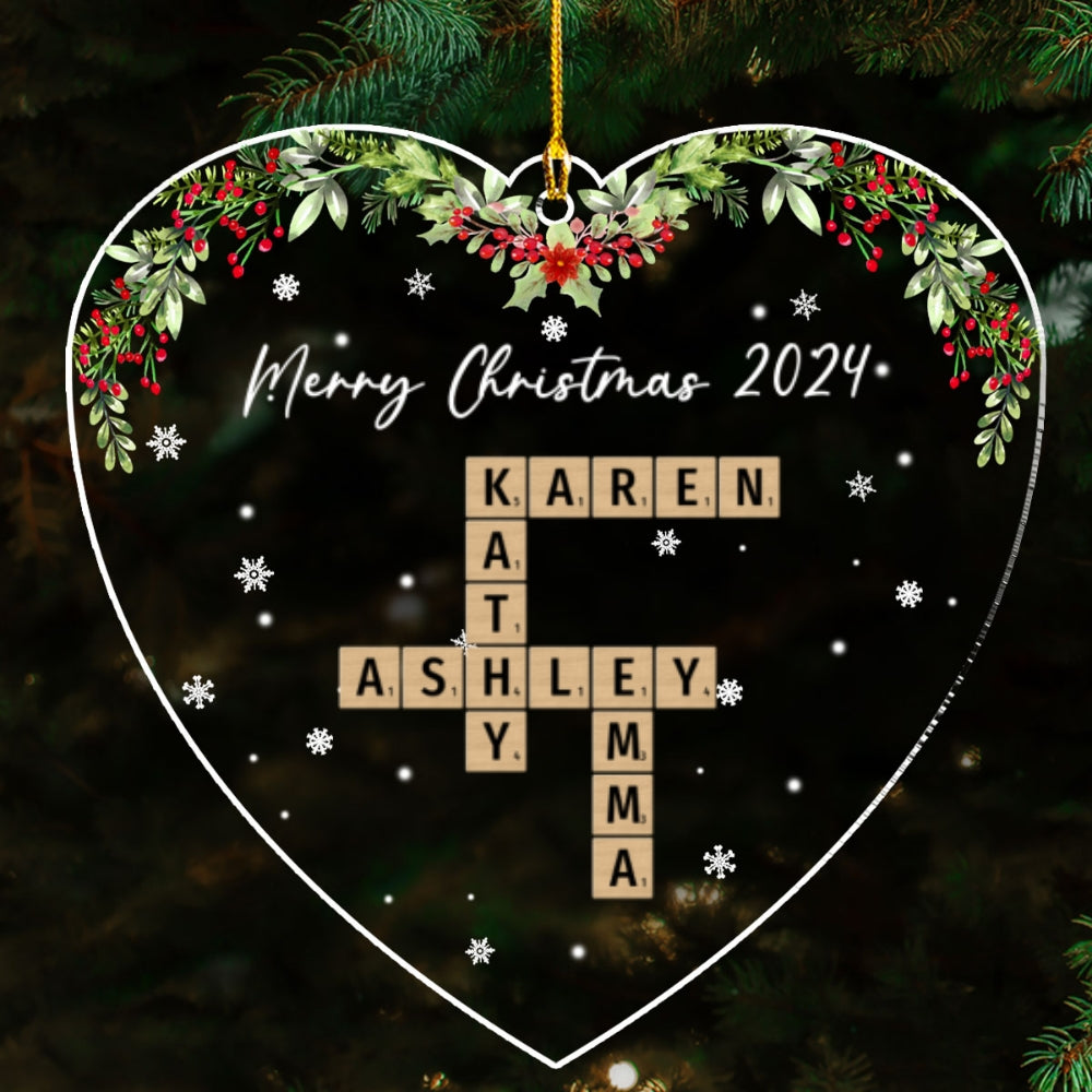 Your Love Melts My Heart - Personalized Custom Acrylic Ornament