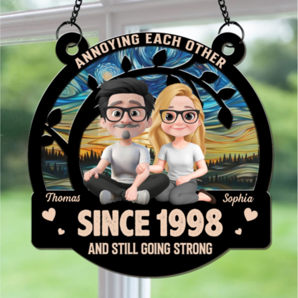 Long Lasting Love - Personalized Custom Suncatcher