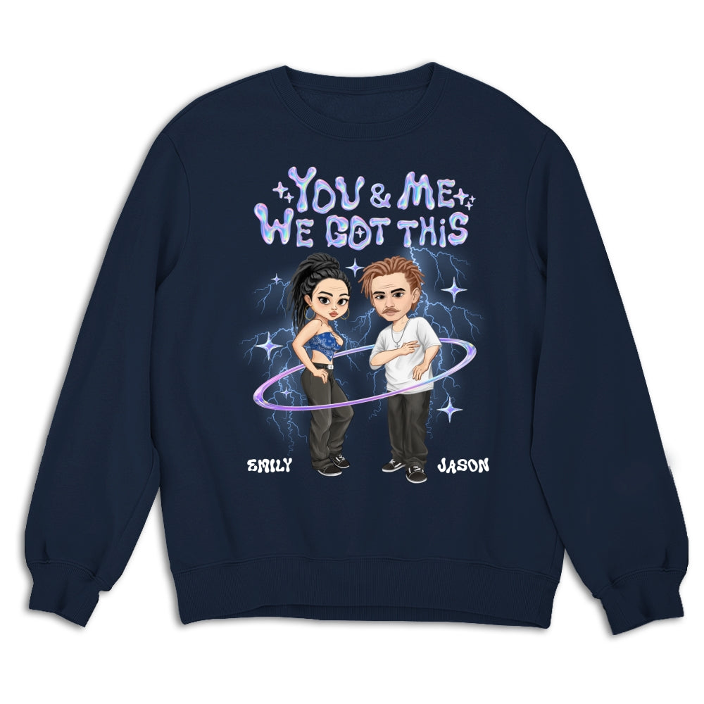 Y2K Couple Hologram - Personalized Custom Shirt