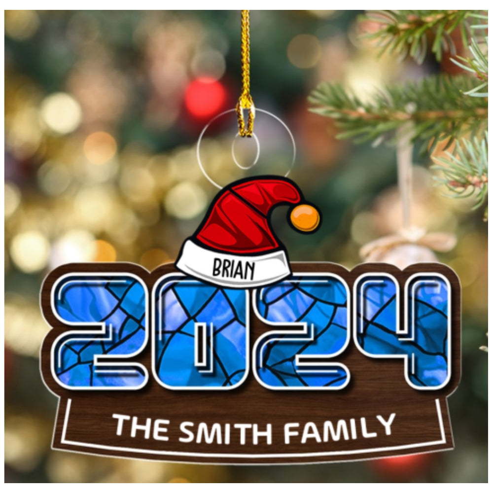 We Wish You A Merry Christmas - Personalized Custom Acrylic Ornament