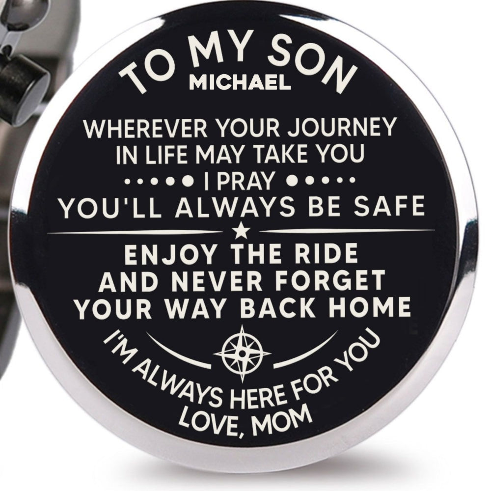 You Will Never Lose - Personalized Engraved Wooden Watches GQ026