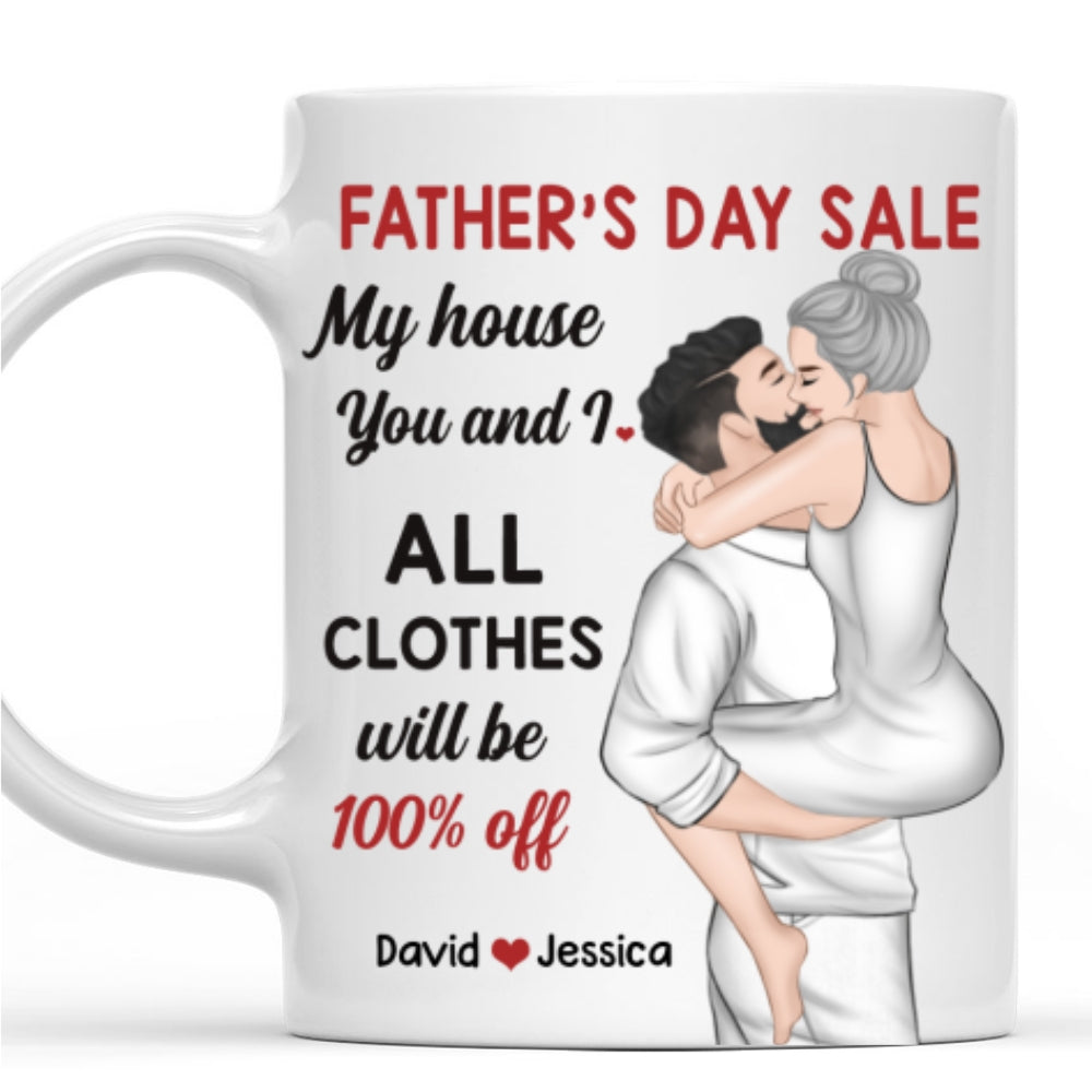 You Me No Clothes Deal - Personalized Custom Coffee Mug