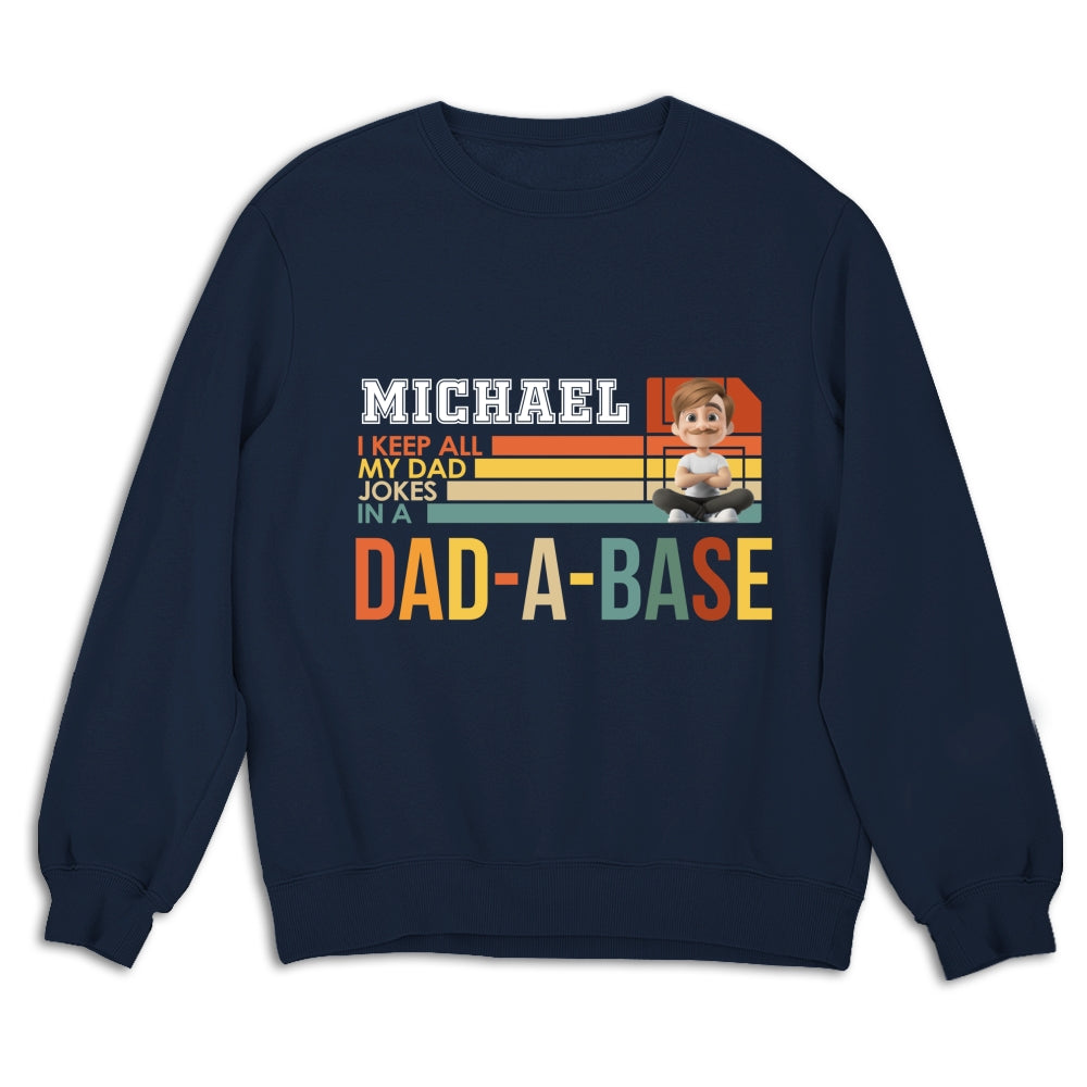Dad Jokes On File - Personalized Custom Shirt