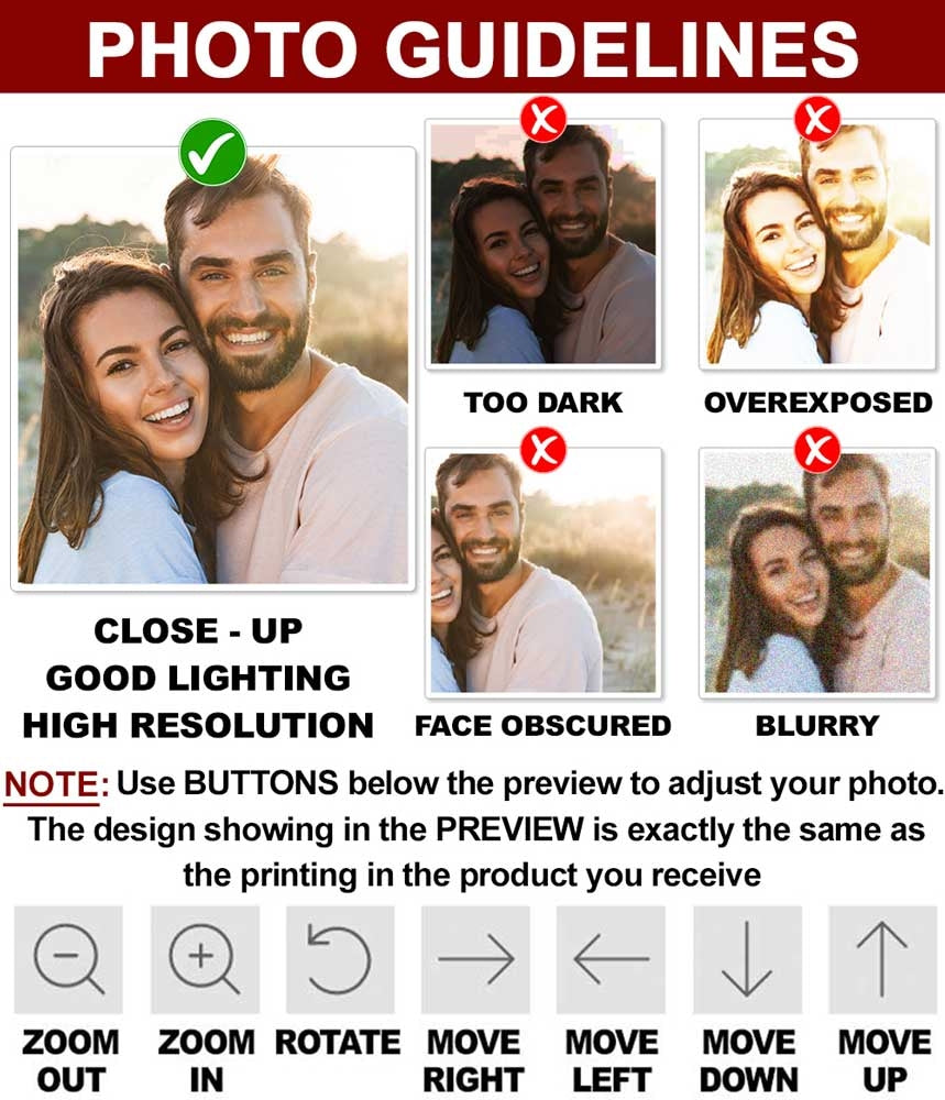 Beside You - Personalized Custom Crystal Led Light