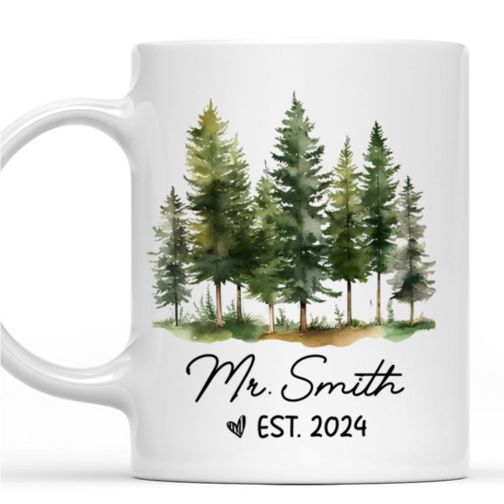 Became Mr. and Mrs - Personalized Custom Coffee Mug