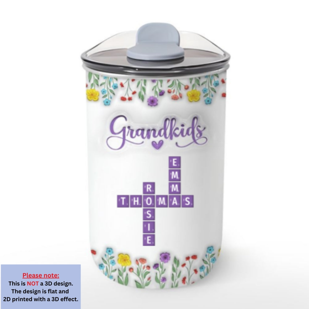 Love My Grandkids Crossword - Personalized Custom 10oz Tumbler