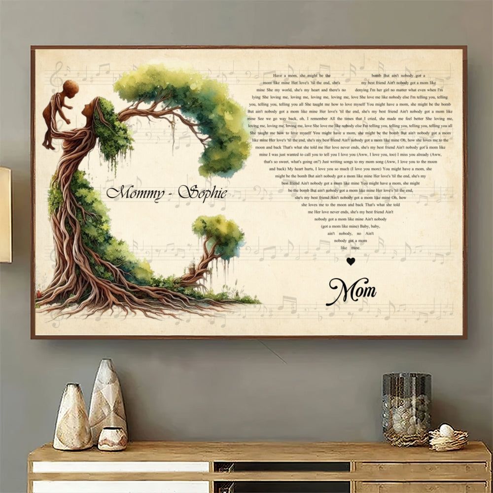 Mom Tree - Personalized Custom Poster