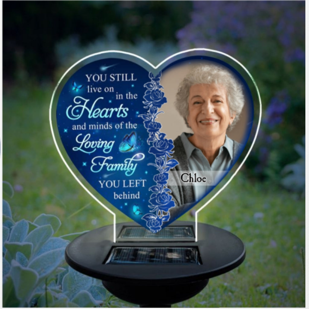 Hearts And Minds - Personalized Custom Solar Light