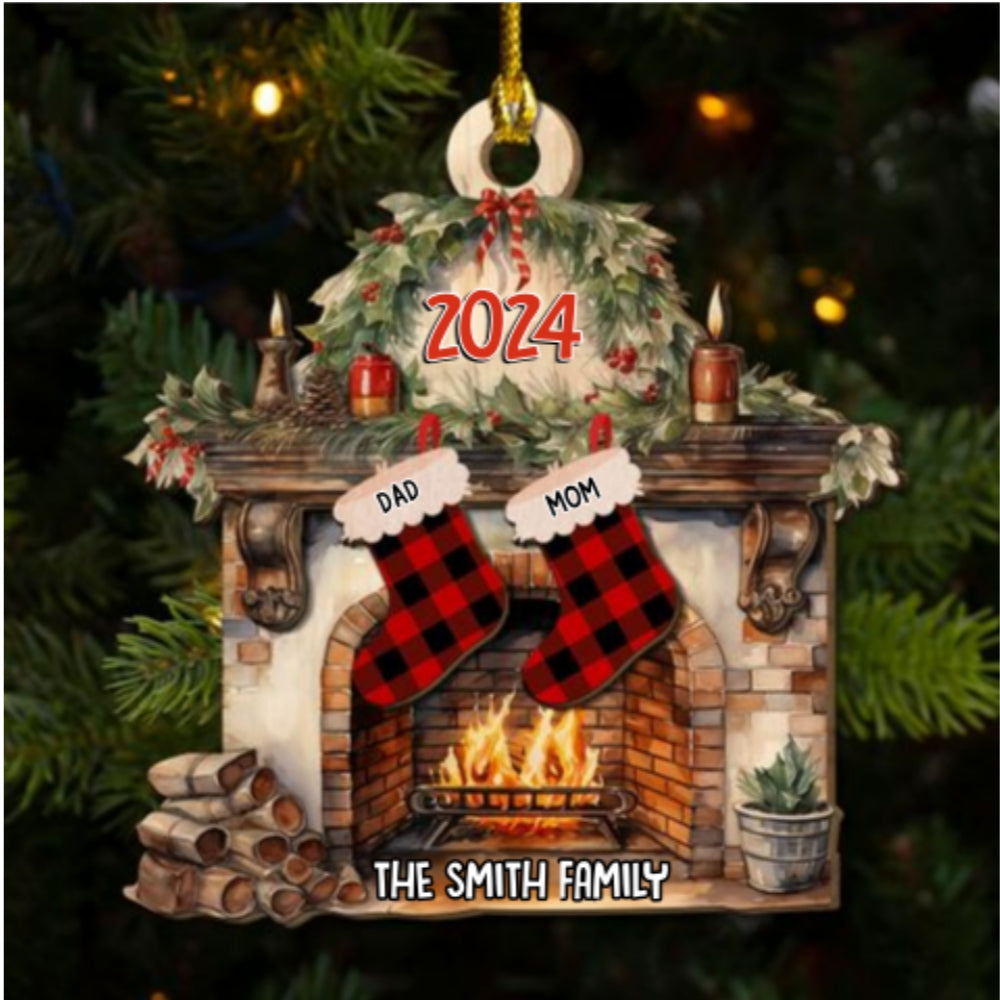 Family Heater - Personalized Custom 2-Layered Wood Ornament