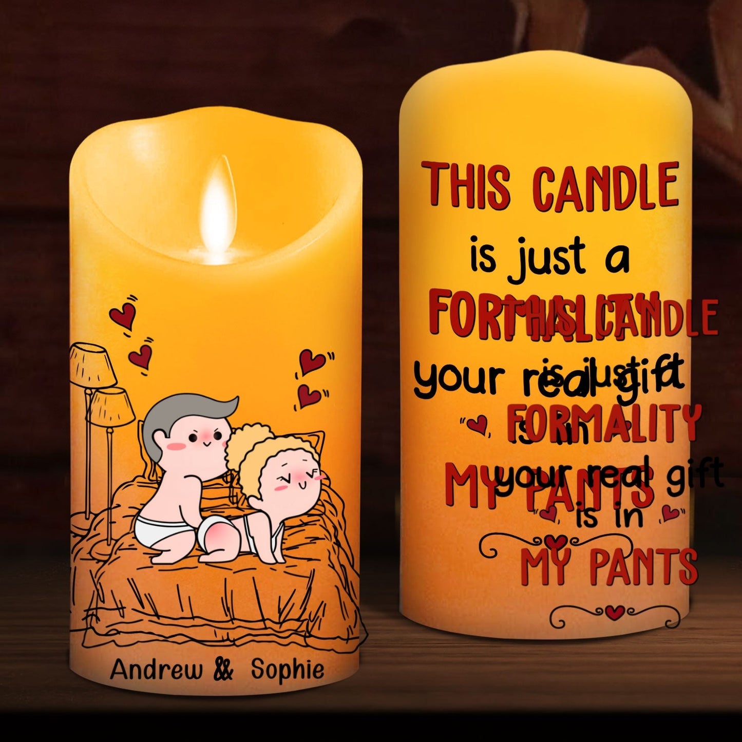 In My Pants - Personalized Custom LED Candle