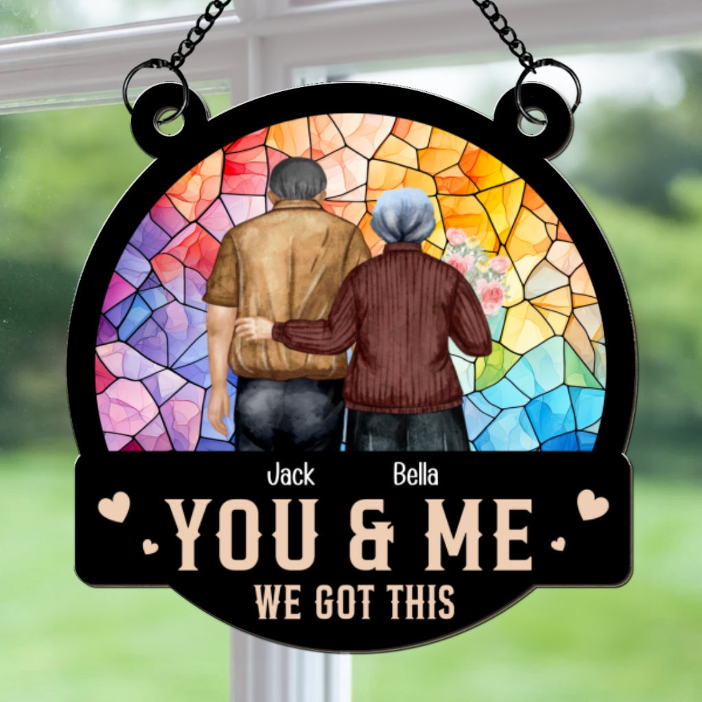 You & Me - Personalized Custom Suncatcher