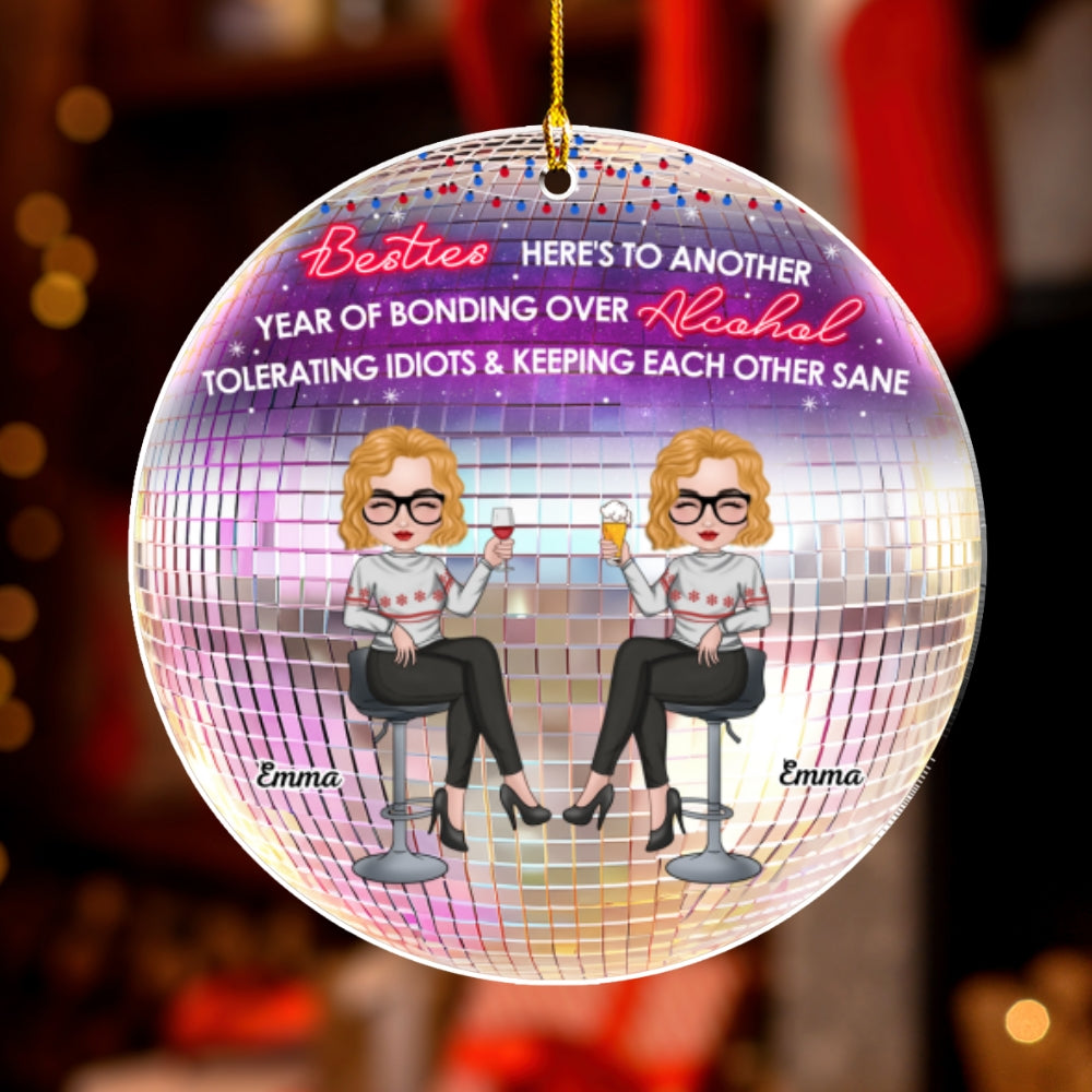 Keeping Each Other Sane - Personalized Custom Acrylic Ornament