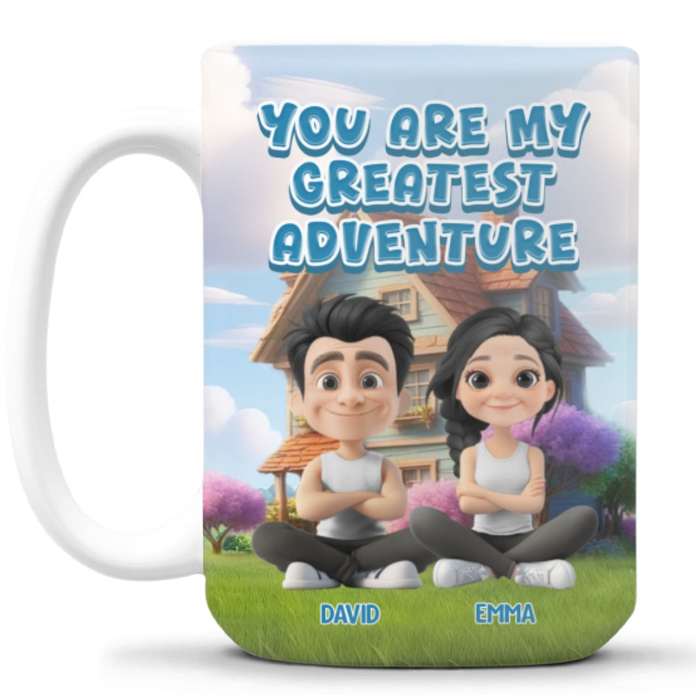 You Are My Greatest Adventure - Personalized Custom Coffee Mug