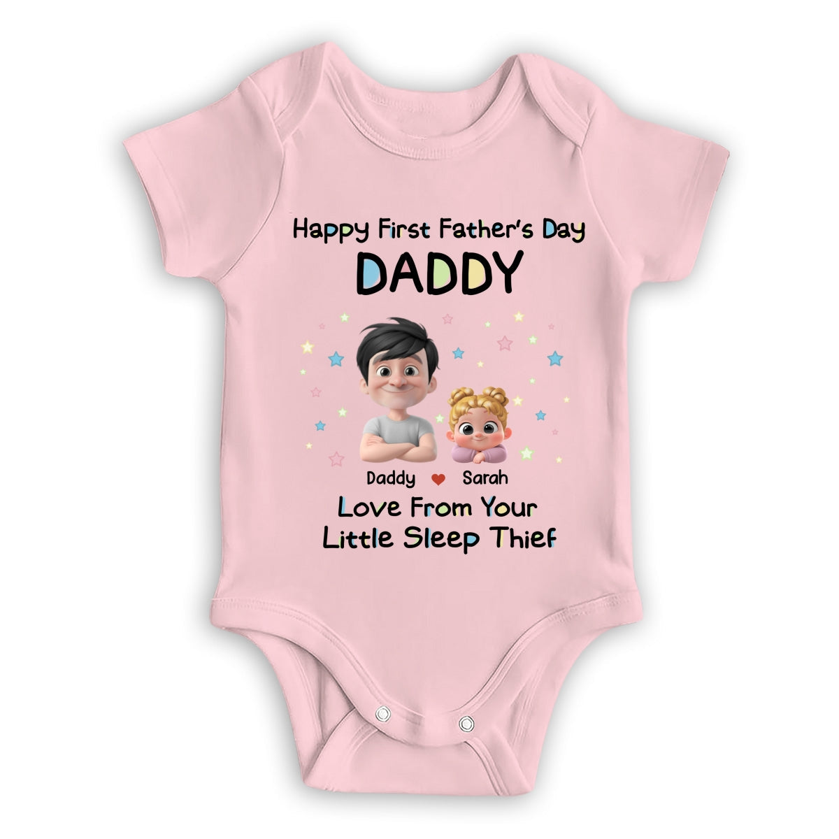 Little Sleep Thief - Personalized Custom Baby Onesie