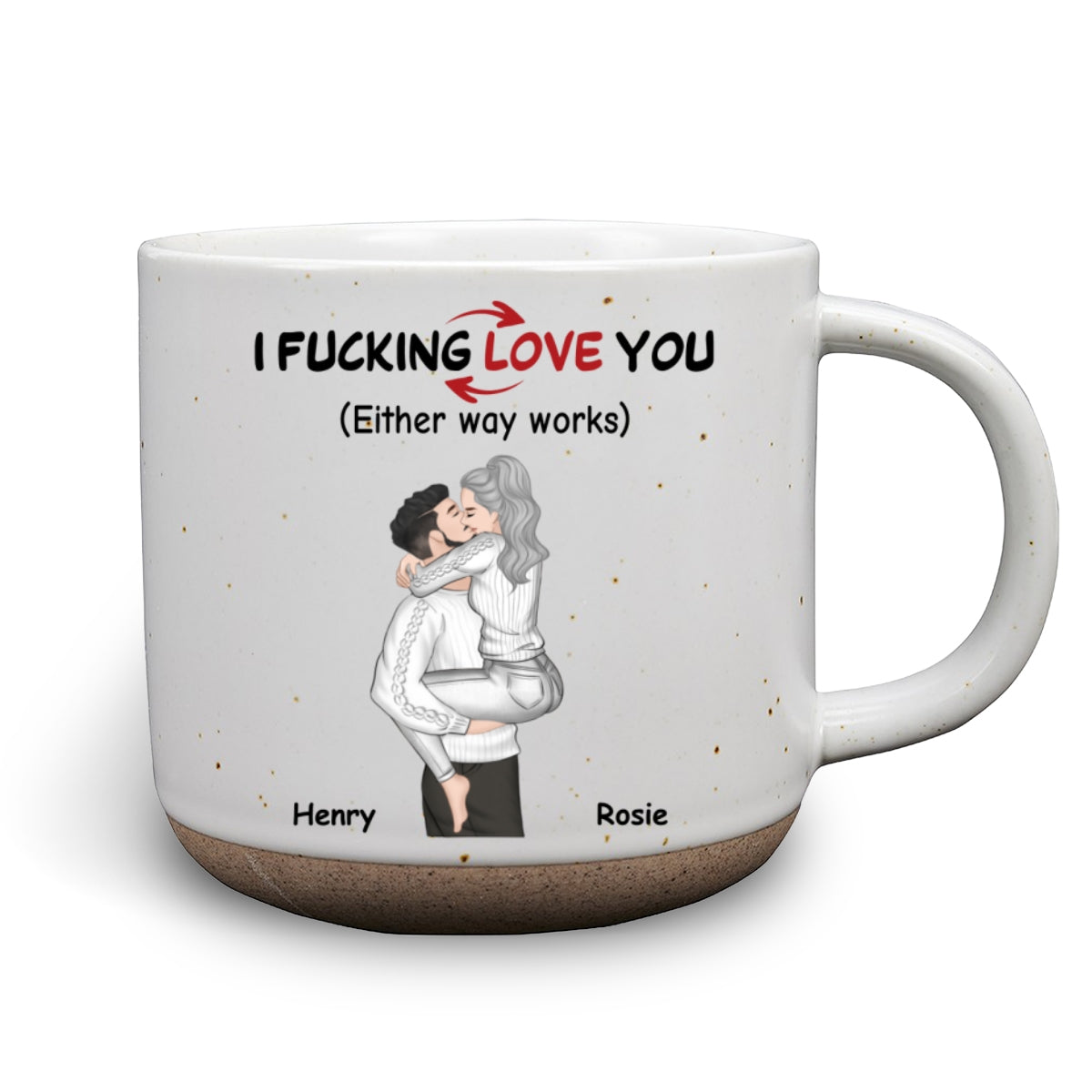 Really Love You - Personalized Custom Pottery Mug